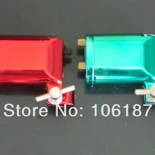 2 шт. Топ Красный Зеленый Поворотный Двигатель татуировки Пистолеты вкладыша Shader Большая распродажа Татуировка Machine Gun оборудование татуировки поставка