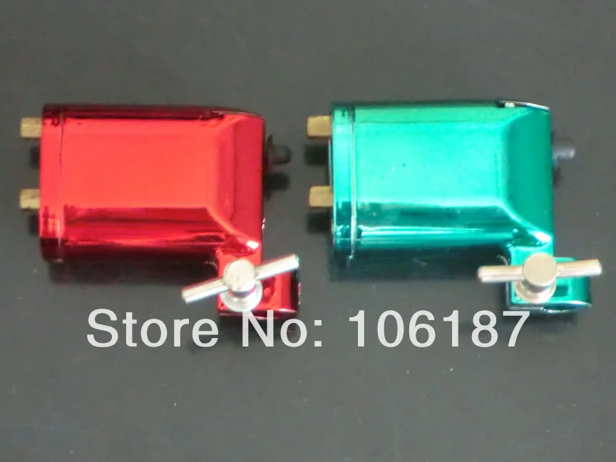 

2PCS Top Red Green Rotary Motor Tattoo Machine Guns Shader Liner Big Sale Rotary Tattoo Machine Gun Equipment Tattoo Supply