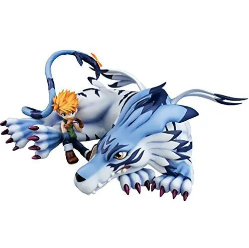 

NEW hot 13cm Digital Monster Ishida Yamato Garurumon Action figure toys doll collection Christmas gift with box