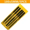 5pcs/set 140/160/180mm Metal File Mini Assorted Rasp Diamond Needle File set Repair Tool Jewelry Wood Grinding Hand File Tools ► Photo 1/3