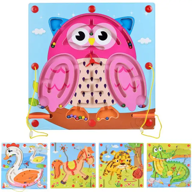  US $17.94  Baby Educational Toys Magnetic Maze Parent-child Interactive Children Intelligence Toy