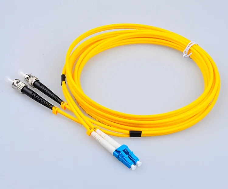 

Grandway LC to ST UPC Duplex 2.0mm SMF Fiber Patch Cable Jumper PVC Jacket G652D Length 1m