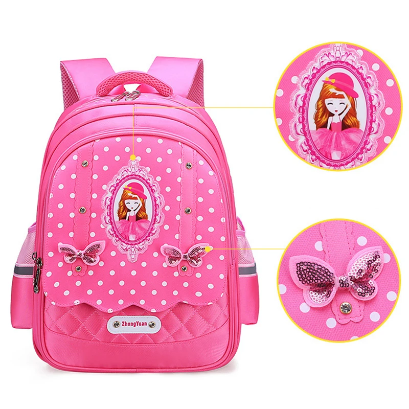 

Primary School Bag Girl Korean Version 1-3-6 Grade Girl Backpack Large Capacity Children Backpack Fashion Little Princess Bag