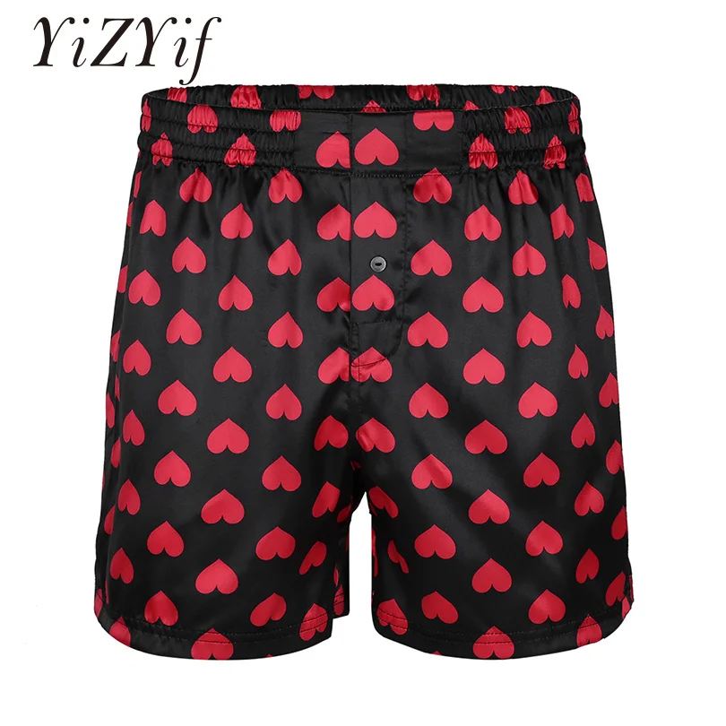 Aliexpress.com : Buy YiZYiF Men Sexy Love Heart Print Classic Soft ...