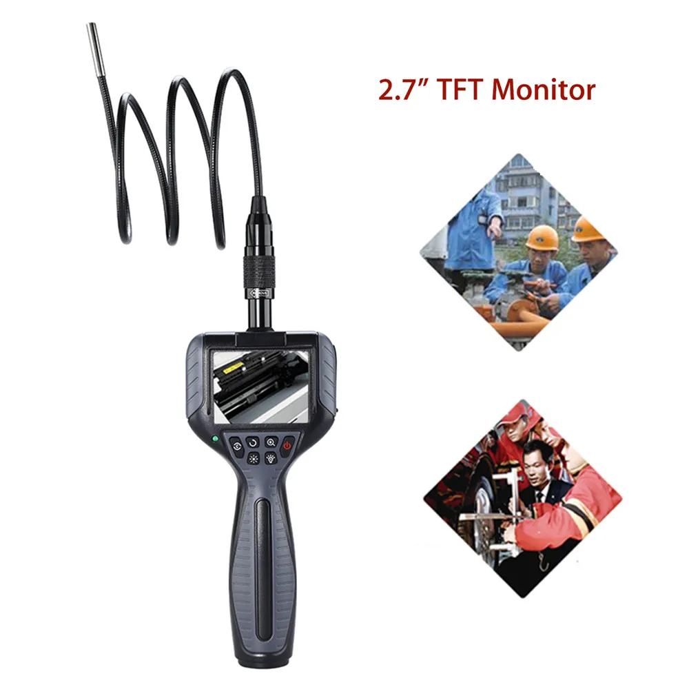 

Camera Esgoto 5.5mm Lens Endoscope 1M Snake Tube Flexible Endoscope Inspection Surveillance Inspector Video Otoscopio