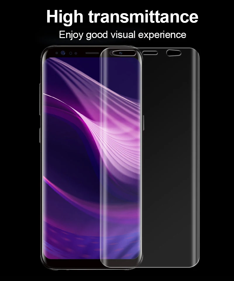 TOMKAS For Samsung S8 S9 Plus Screen Protector Soft TPU Front Film For Samsung Galaxy S7 Edge Note 8 Screen (Not Tempered Glass)