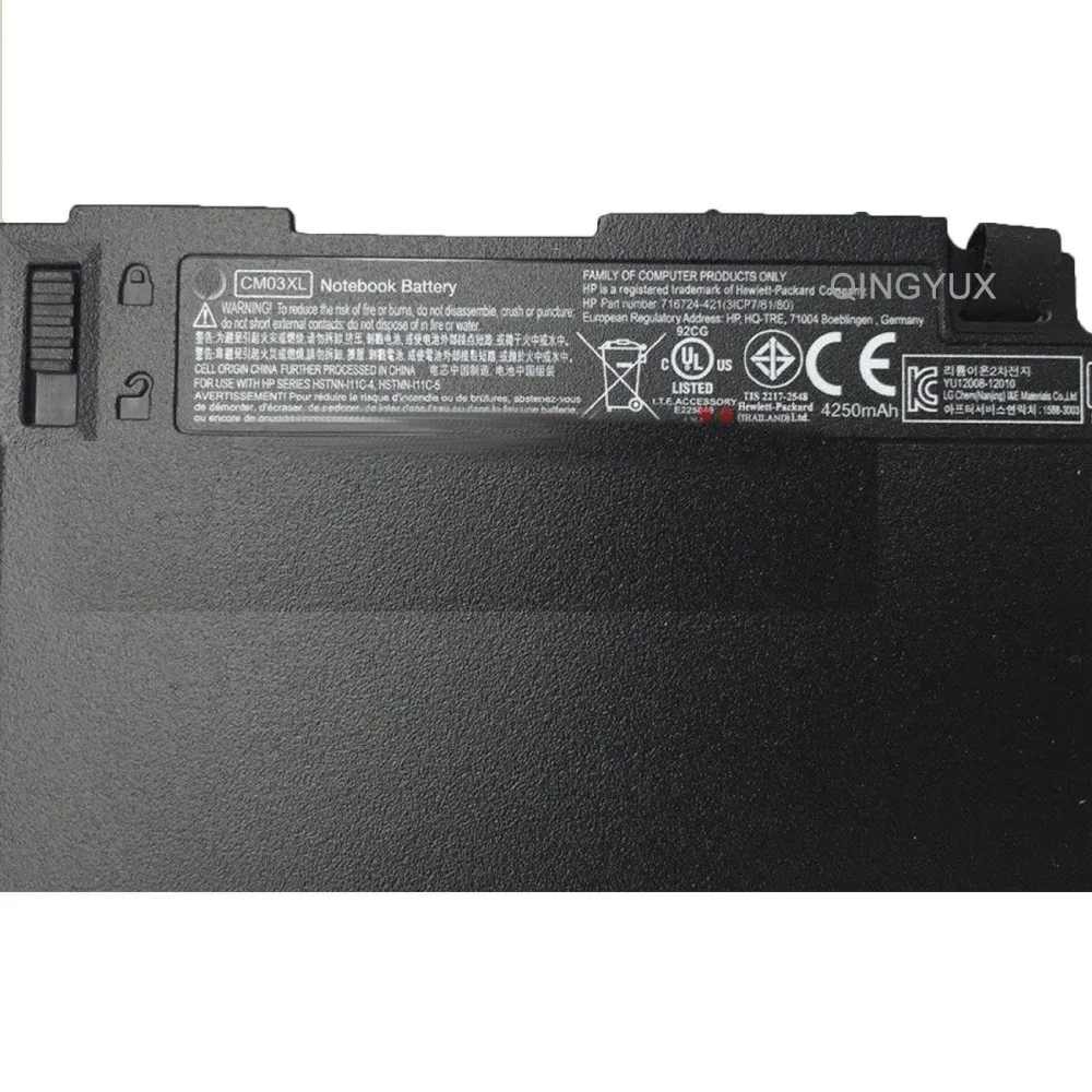 QINGYUX 11,1 V 50Wh CM03XL ноутбука Батарея Совместимость с hp EliteBook 845 G2 840 G1 Zbook 14 HSTNN-DB4Q HSTNN-LB4R E7U24AA