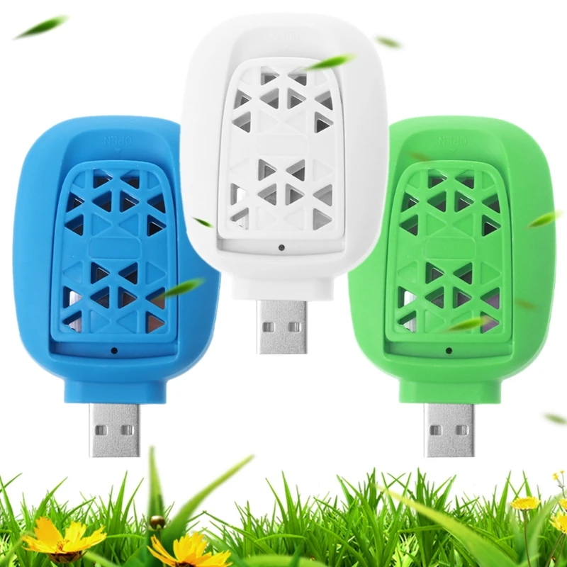 Портативный USB Электрический репеллент против комаров Пешие прогулки Открытый летний дом