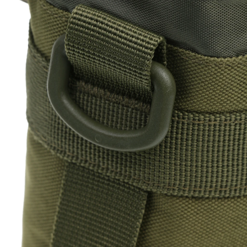Tactical Military Molle Water Bottle Pouch Drawstring Open Top Travel Water Bottle Bag Hydration Carrier Water Bottle Pouch
