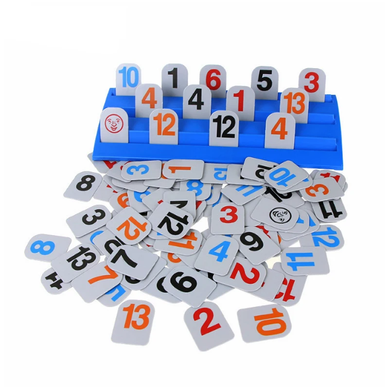 

Strategy Reasoning Digit Game Rummikub Logical Party Game Israeli Mahjong Dobble Intelligence Toy for Kids or Grownups
