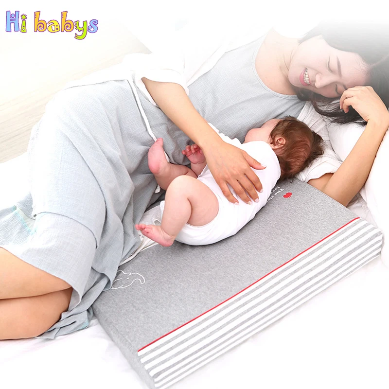 

Baby Pillows Anti Baby Spit Milk Toddler Nursing Pillow Infant Head Protection Pad Toddler Headrest 10 Degree Crib Cot Wedge