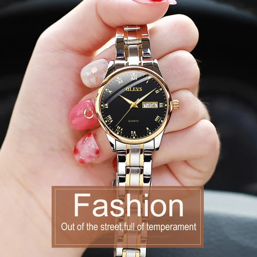 

Woman Watch 2019 Brand Luxury Stainless Steel Ladies Watch Date Luminous Quartz Women Watches Leather Lady Waterproof Wristwatch
