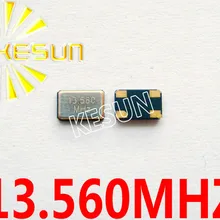 13,560 МГц 13,560 м 5*3,2 мм 5032 4Pin SMD XTAL кварцевый генератор x 50 шт