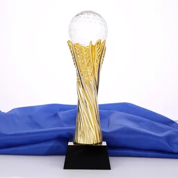 

Sports Event Crystal Glass trophies and awards BIY Champions Cup league Trophy replic Souvenir For Golf Football Volleyball