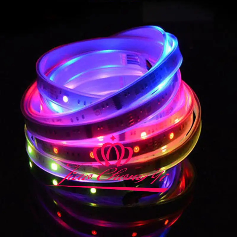 Светодиодная лента 5 М 5050 150LED RGB Dream Color 6803 IC IP67 и RF источник питания 5A 12 В|rgb dream