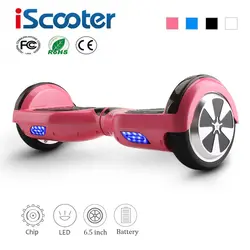 IScooter Электрический скейтборд балансируя два 6,5 дюймов колеса 6,5 ''hover доска бесплатная доставка