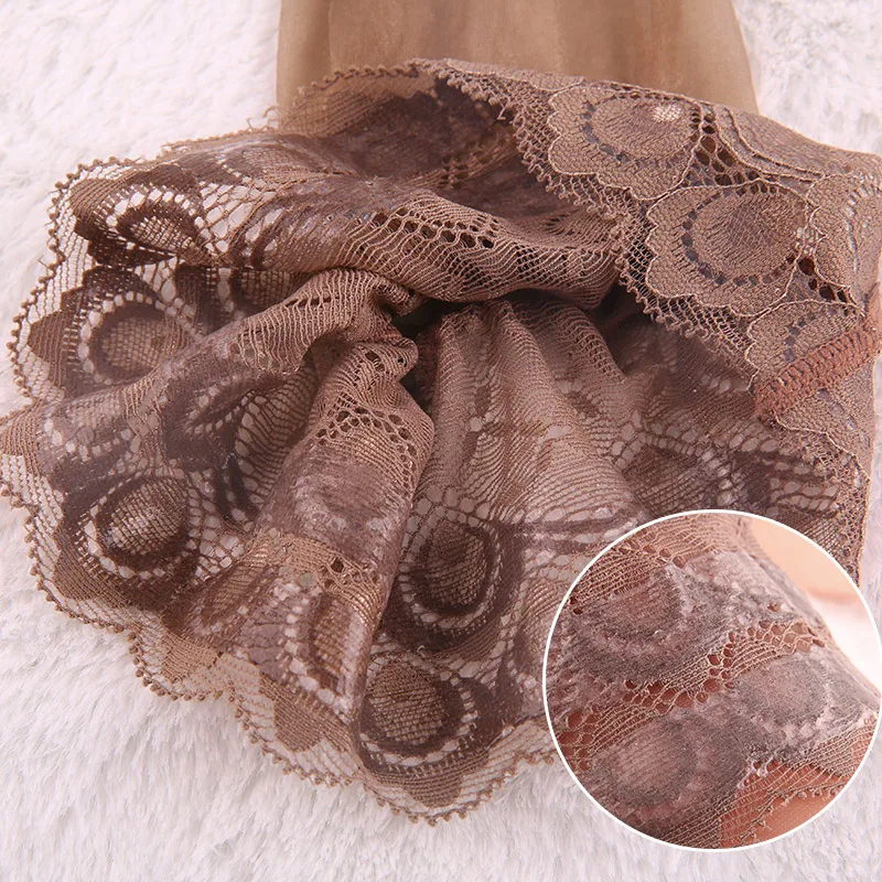 Hot 12D Shiny Thigh High Stockings Sexy Lace Silicone Stay Up Transparent Nylon Stockings For Women Over The Knee Socks 5 Colors Hot 12D Shiny Thigh High Stockings Sexy Lace Silicone Stay Up Transparent Nylon Stockings For Women Over The Knee Socks 5 Colors