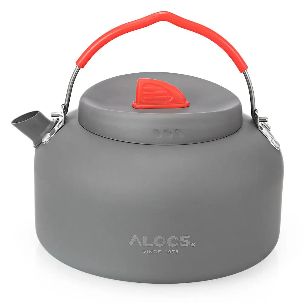 

CW - C19T Hard Alumina Cooking Kit Cookware Set Portable Ultralight 2 - 3 People Pot Pan Kettle Dishcloth for Camping Pi