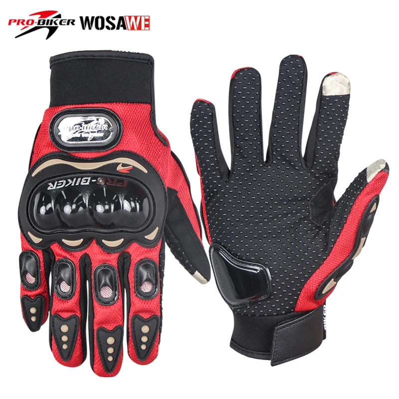 

PRO-BIKER Motorcycle Gloves Touchscreen Motocross Racing Gloves Motos Bike Protective Gear Riding Cycling Non-slip Guantes Moto