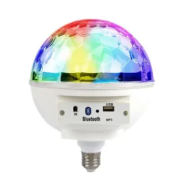 

SOLLED Smart E27 85-265V LED 6W Colourful Bluetooth LED Music Rhythm Blub Light for Party