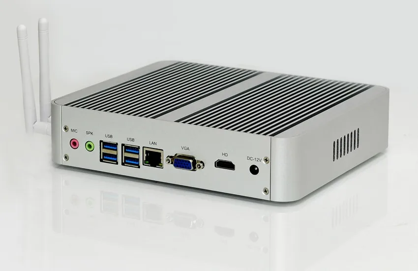 Последним безвентиляторный Мини-ПК NUC Intel i5 7200u/i3 7100u HTPC HDMI VGA Max 16 г Оперативная память windows10 ТВ коробка 4 К HD дисплей HTPC 300 м Wi-Fi