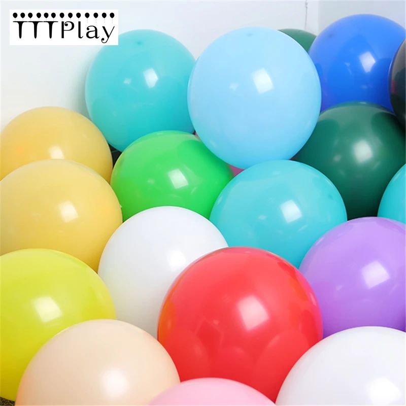 Голубые воздушные шары Тиффани 100 шт. 10 дюймов толщина 2 г свадебная лампа