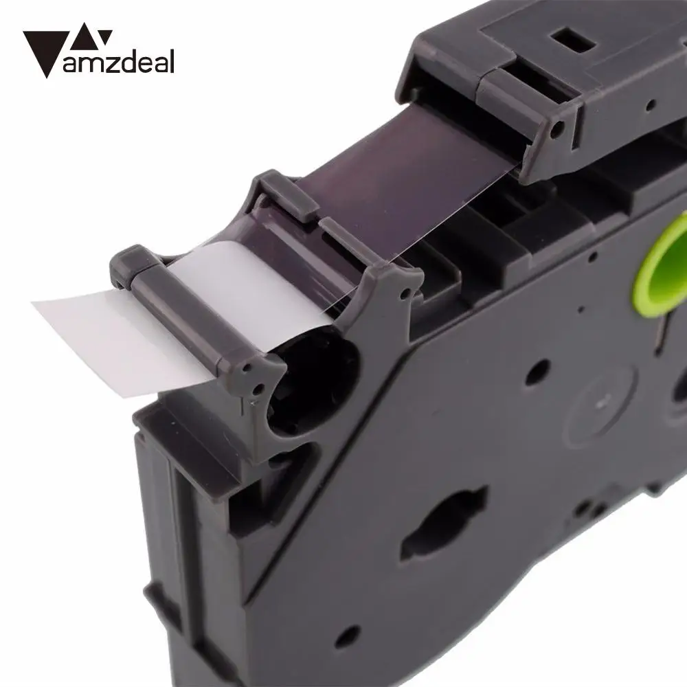 Amzdeal черная и белая возможна печать на ленте для брата TZ 231 TZe 231 P-Touch 12 мм 8 м принтер адаптеры печатающее устройство для этикеток