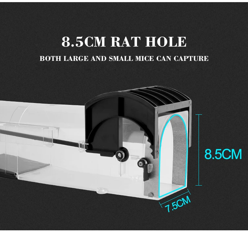 2 шт многоразовая крысиная ловушка сверхмощная мышь вредитель животное для мыши и хомяка клетка контроль приманки Отпугиватель грызунов ловля мышей хомяк мышка ловушка