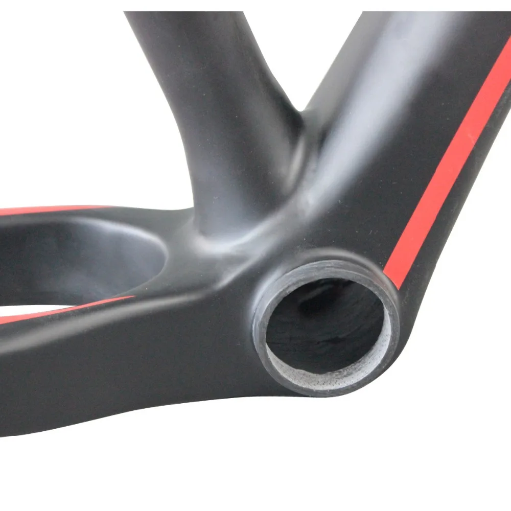 Clearance Light Carbon Mountain Bike Frame 27.5er,2015 Popular Hard Tail MTB Bicycle Frame 650b,15/17/19inch BB92 UD Matt Thru Axle 142*12 3