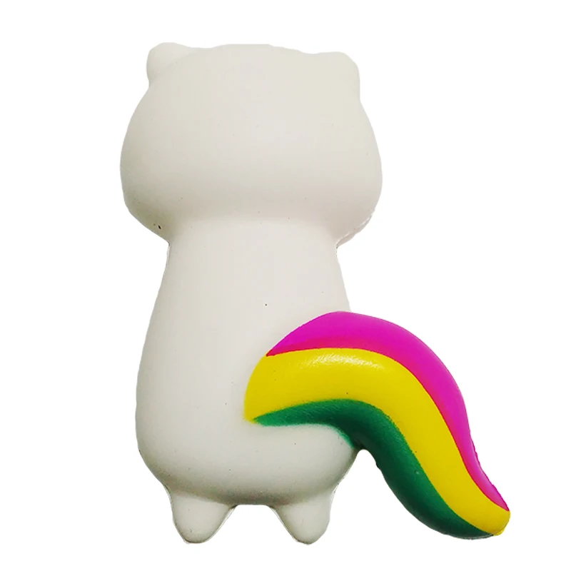 New New Cute Unicorn Cat Squishy Kitty Doll Slow Rising Soft Squeeze Toy PU Bread Cake Scented Anti Str