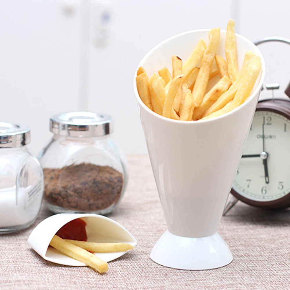 Посуда для закуски в виде конуса Стенд+ удалить Dip Держатель для картофеля фри чипсы