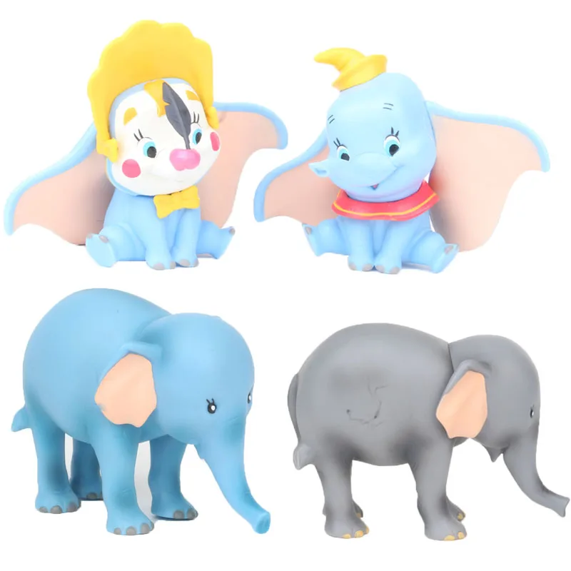Новые игрушки из мультфильма Disney 10 см слон Дамбо фигурки аниме ПВХ для детей