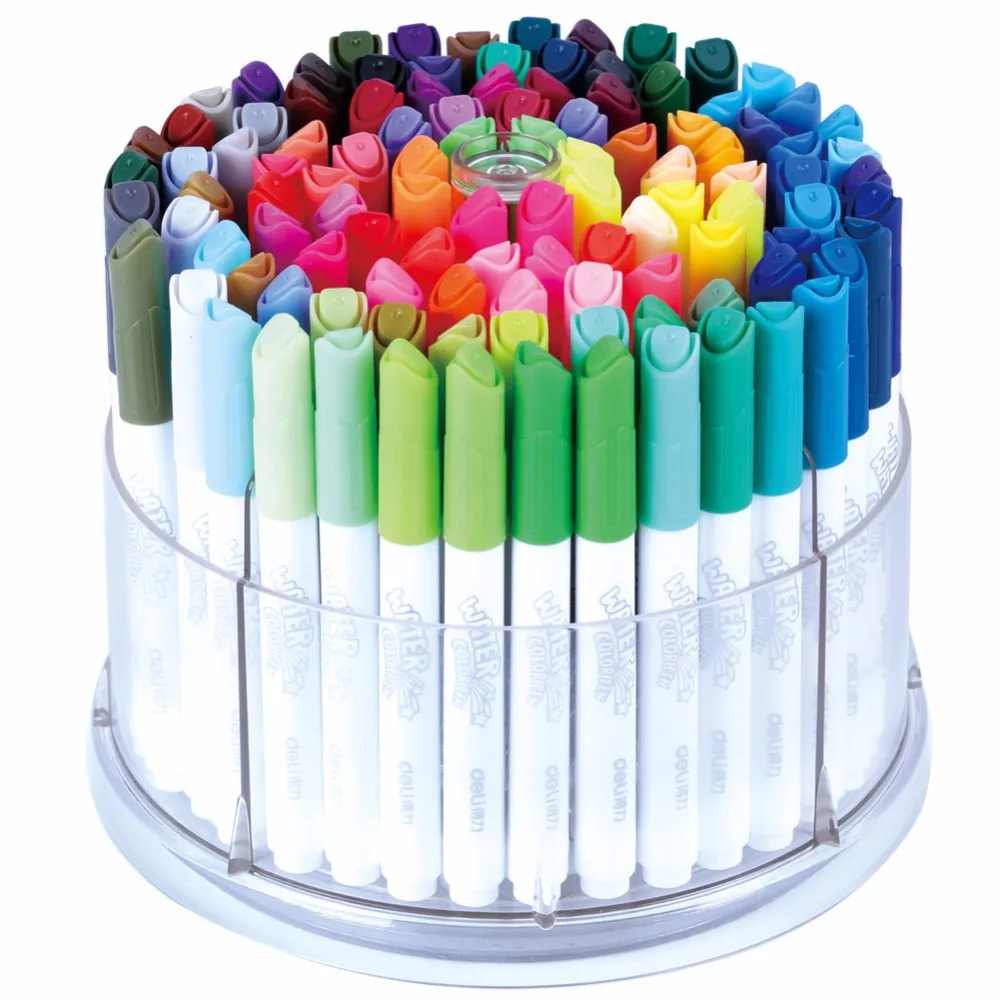 100-цветная ручка для школы, офиса и живописи