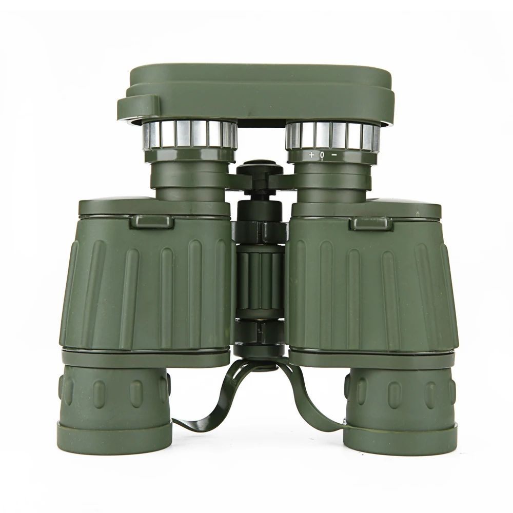 البصرية الصيد 8x42 مناظير العسكرية الأخضر مخطط تلسكوب فيلم الأخضر منخفضة ضوء الرؤية الليلية كبيرة العدسات