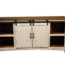 DIYHD маленькая дверная фурнитура для сарая, деревянный шкаф, двойное оборудование для раздвижной двери сарая, мини дверная дорожка для сарая, комплект, чтобы повесить 2 двери