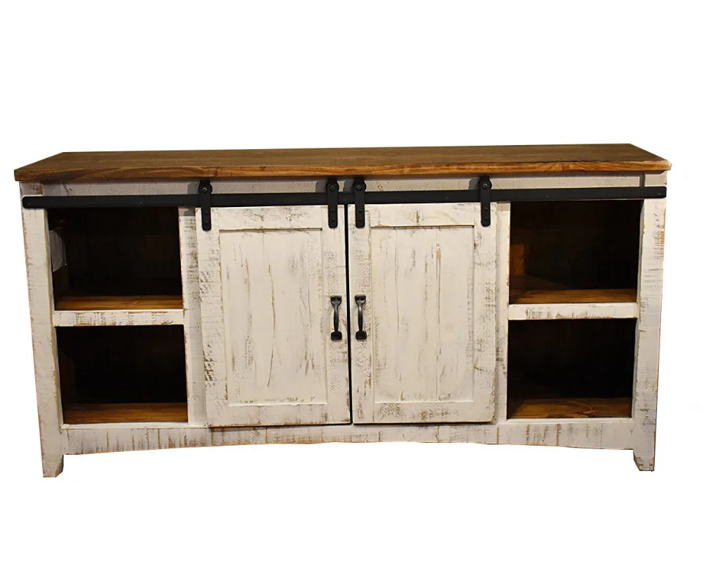 DIYHD petite grange porte matériel en bois armoire Double coulissante