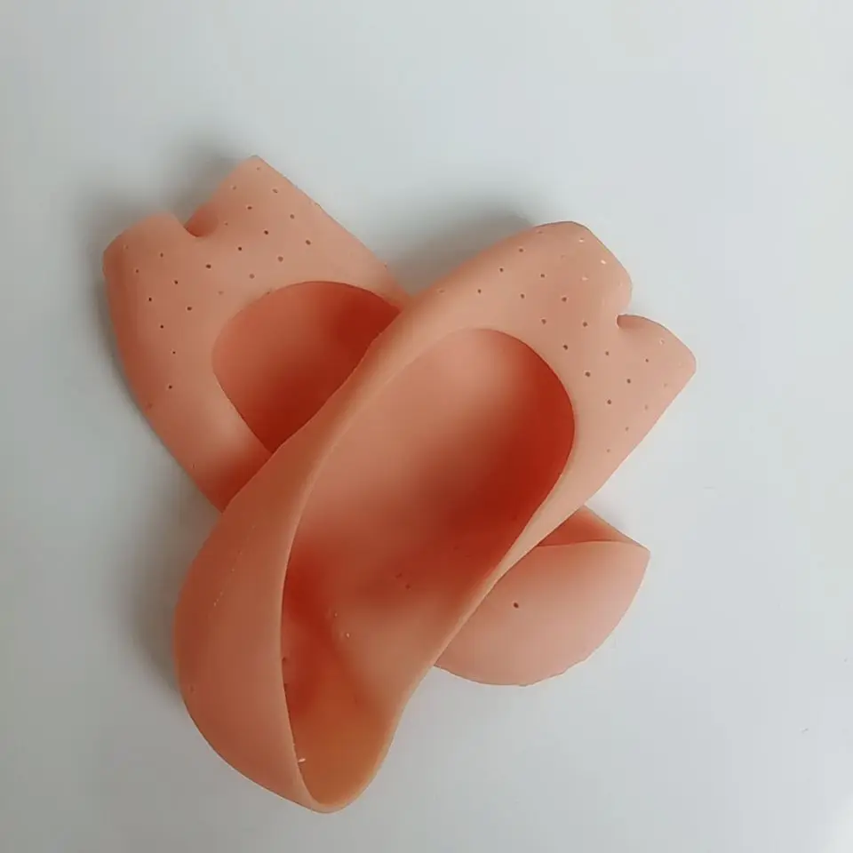 

1 Pair Delicate Silicone Moisturizing Open Toe Boat Sock Gel Heel Socks Like Cracked Foot Skin Care Protector Foot Pain Relief