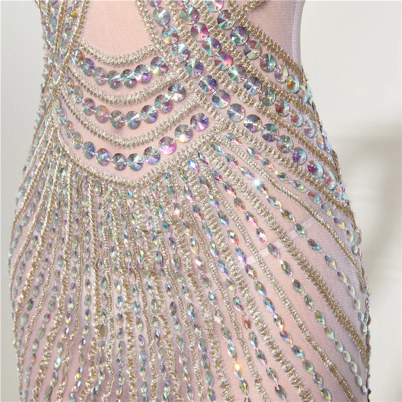 See Through Evening Dresses Long 2018 Mermaid V Neck Floor Length Heavy Beaded Crystal New Arrival Prom Dress Prom Evening Gown See Through Evening Dresses Long 2018 Mermaid V Neck Floor Length Heavy Beaded Crystal New Arrival Prom Dress Prom Evening Gown