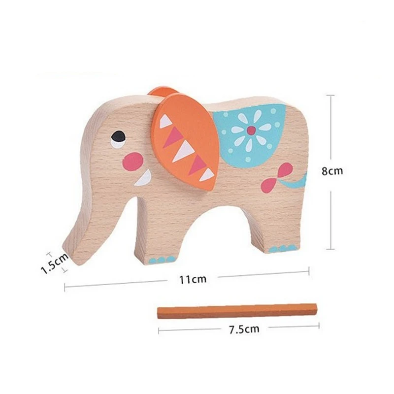 Bloco de Construção Brinquedos de Madeira Aprendizagem do Bebê Brinquedo de Madeira Crianças Montessori Brinquedo Educacional Doce Dominó Jogo Equilíbrio Jenga 3l 3d 10 Crianças montessori 3d brinquedo educacional bloco de