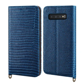 

Fashion Slim Genuine Leather Case For Samsung Galaxy S10/ S10 Plus Luxury Magnet Flip Case Cover For Samsung S10 Plus Phone Bags