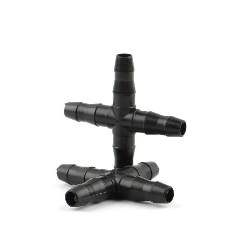 20pcs UP CLOUD 4/7 мм колючий крестообразный разъем 1/4 дюймовый для садового шланга 4