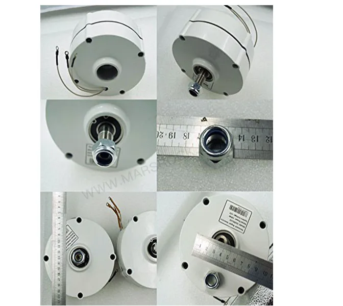 Gerador de Turbina m para Vertical 600r 24 ac Ímã Permanente Alternador ou Horizontal Faça Você Mesmo Eólica 200 w 12 v - 16 Geradores de energia alternativa