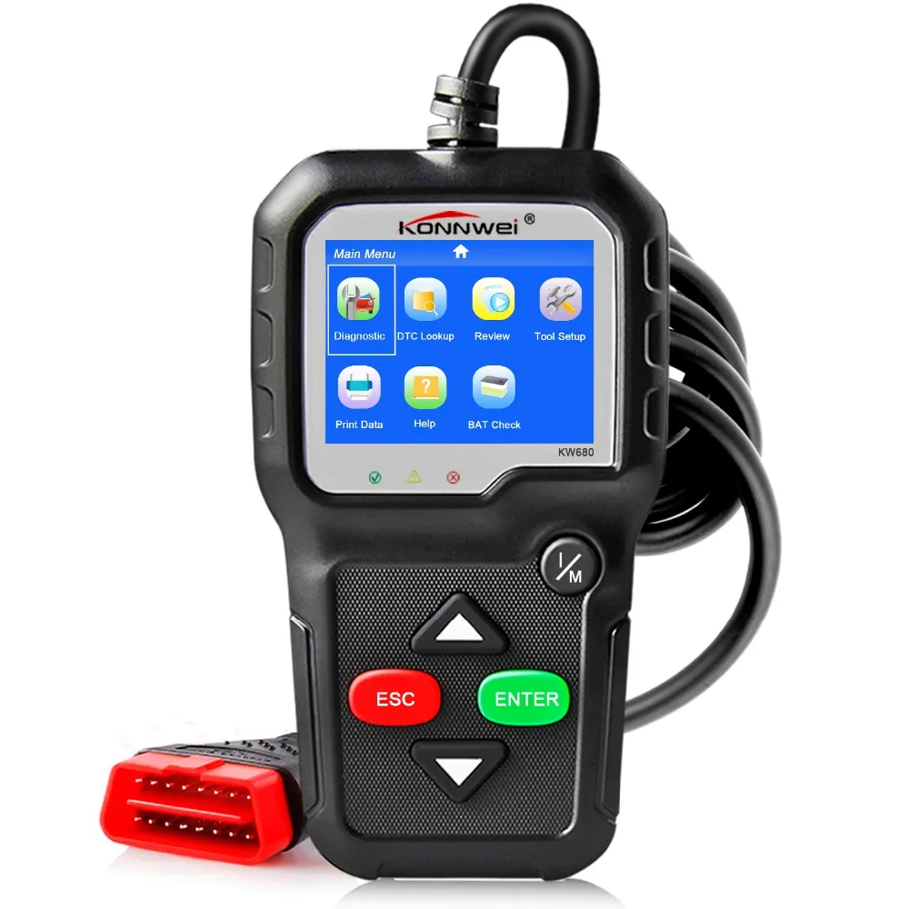 

Car Diagnostic Tool OBD2 Scanner Automotive Scanner CAN J1850 Multi-language Clear Fault Code Reader Check Engine Better ELM 327
