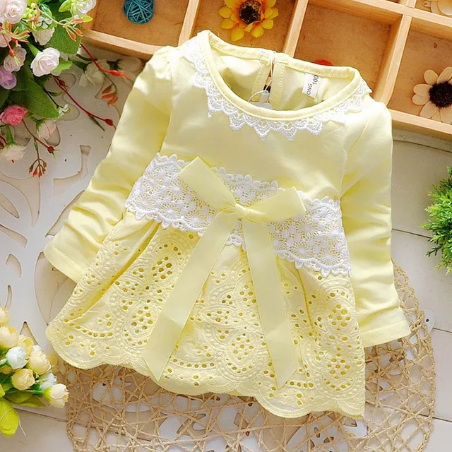 Baby Girls Short-sleeved Dress For Baby Girl 4