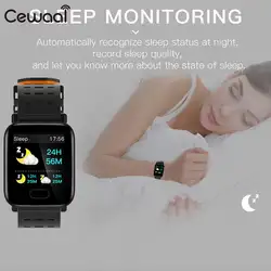 Cewaal 1,3 "цветной экран Мониторинг умный Браслет кровяное давление умные часы многоцелевой кислород Спорт умный браслет