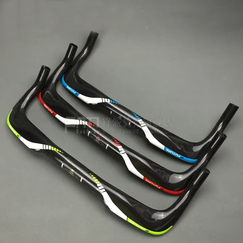 3K finish FUTURE brand из Тайваня полностью карбоновые ручки для отдыха TT style Руль дорожный
