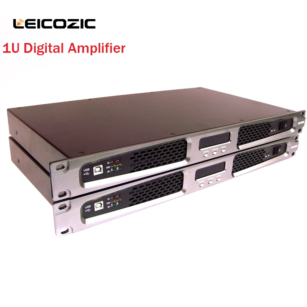 Профессиональный усилитель мощности Leicozic DT2250 двухканальные усилители 800 Вт
