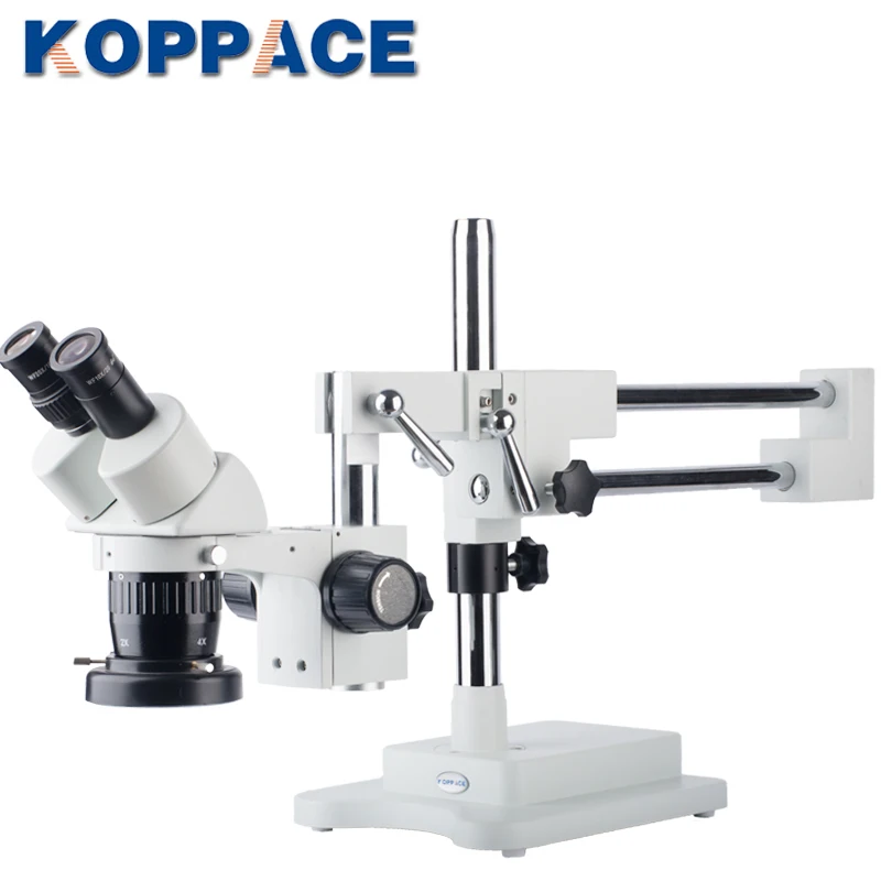 KOPPACE 20X/40X Binocular Stereo Microscope Dual Arm Bracket 144 LED Ring Light Mobile Phone Repair | Инструменты