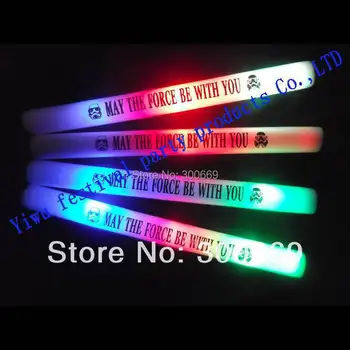 

free shipping customized logo on the foam stick directly printing logo high quality