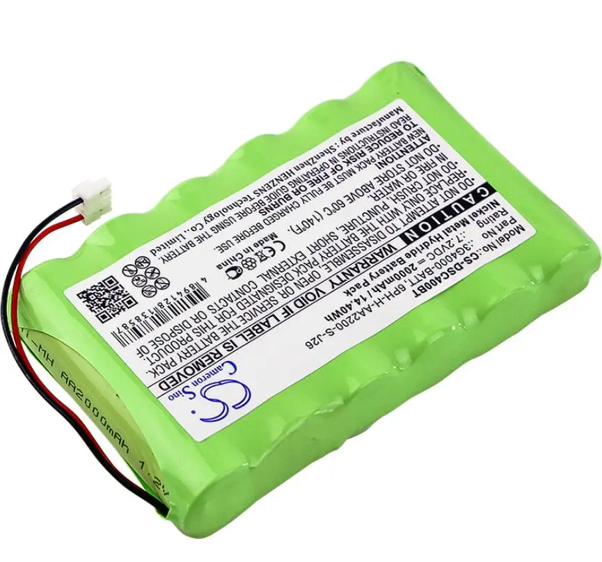 Аккумулятор Cameron Sino 2000 мАч для аккумуляторов DSC 3G4000 Cellular Communicato BATT 6PH H AA2200 S